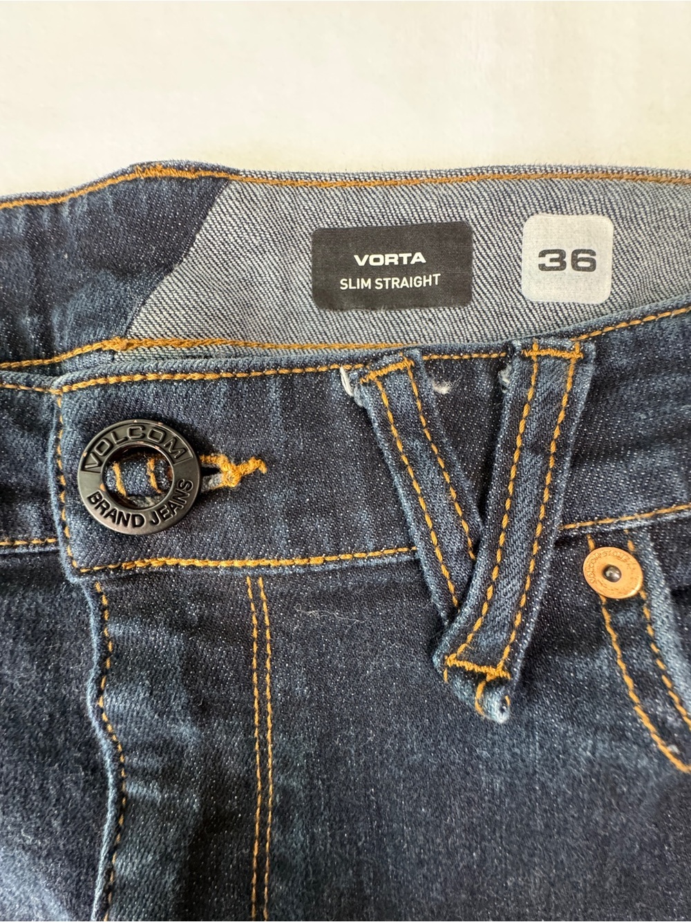 Volcom Vorta Style A1931501 Slim Straight Men's Size 36 - Picture 4 of 10